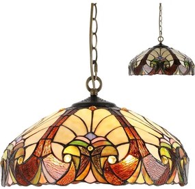Lustră TIFFANY XX cu lanț, 2xE27/60W/230V - Prezent 1700
