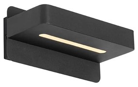 Aplică modernă neagră incluzând LED cu USB și întrerupător - Ted