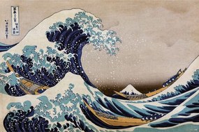 Poster Hokusai - Te Great Wave of Kanagawa