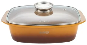 Tava Roaster Din Aluminiu Turnat + Capac 39 X 22.5 X 11 Cm, 5.3l, Nicolai Tand, Origini, Cooking By Heinner HR-BJK-TV11