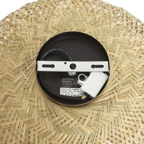 Plafonieră Japandi din bambus 42cm IP44 - Moana