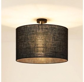 Brilagi - Lustr TUBES ROLLER 1xE27/15W/230V pr. 50 cm negru montat