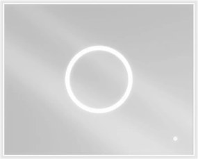 Mexen Koga oglindă de baie iluminată 100 x 80 cm, LED 6000K, anti-aburire - 9821-100-080-611-00