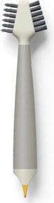 Perie pentru curatarea gresiei Joseph Joseph CleanTech™ 6500021, 18 x 5 x 3 cm, 2 tipuri de fibre, Bej