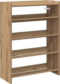 vidaXL Pantofar, stejar artizanal, 60x25x81 cm lemn prelucrat
