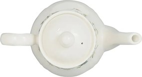 Ceainic din ceramica, cu model, Fleurs Champs