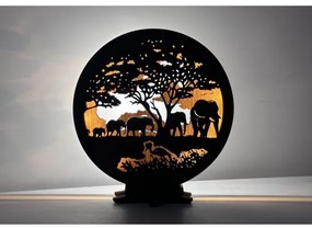 Li-Go 23610/DUB2 - Lampă LED decorativă de masă dimmabilă, LED/12W/230V, 20x22 cm, stejar