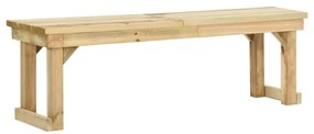 Banca de gradina, 140 cm, lemn de pin tratat