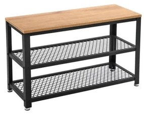 Pantofar DAVOR maro/negru