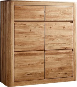 Dulap stejar masiv Pantofi Dotti, 100 × 37 × 111 cm