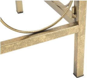Masă consolă Mauro Ferretti Balcony, 112 x 31 cm, auriu