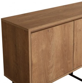 Consola Ruba Walnut-Negru