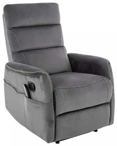 Scaun de masaj Vinci Velvet, gri