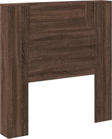vidaXL Tăblie cap Stejar închis 100 x 16,5 x 103,5 cm Lemn compozit
