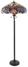 Endon 64323 - Lampă de podea Tiffany SULLIVAN, 2xE27/60W/230V, Ø 56 cm