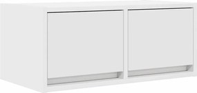 vidaXL Comodă TV, alb, 60x31x25,5 cm, lemn prelucrat