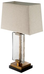 Veioza, Lampa de masa design LUX, Sticla Suflata, James