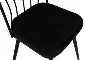 Set de scaune de sufragerie Yildiz 2 Black, 2 buc.