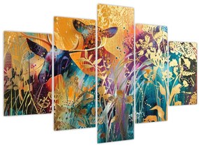 Tablou - Pictura abstractă a naturii (150x105 cm)