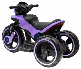 Motocicletă electrică Baby Mix Baby Police, mov