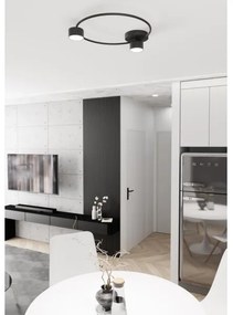Plafonieră LUCIO 2xGX53/12W/230V negru