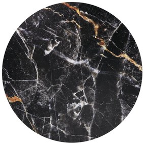 Masa de cafea Harissa G, marmura neagra
