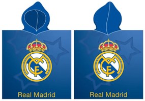 Real Madrid Star poncho prosop de plajă 55x110 cm (Fast Dry)