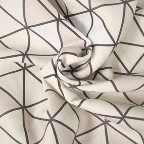 Lenjerie de pat Matex Satin Triangles , 140 x 200cm, 70 x 90 cm