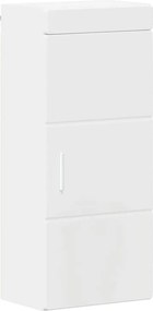 vidaXL Dulap de perete pentru baie cu raft TULUM Alb 37 x 24,5 x 86 cm