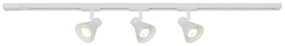 Set, Sina 1 metru Nordlux Link cu 3 Spoturi directionabil Eik alb