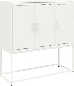 vidaXL Dulap înalt, alb, 100,5x39x107 cm, oțel