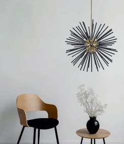 Lustra suspendata forma originala si design modern URCHIN negru