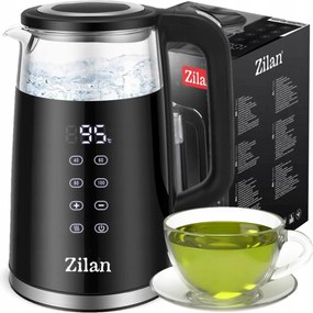 Fierbator electric Zilan ZLN7859 Negru, ecran digital, putere 2200W, panou de comanda tactil