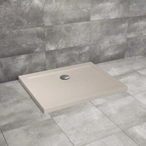 Cadita dus dreptunghiulara Radaway Doros D Stone 90x80 cm acril casmir