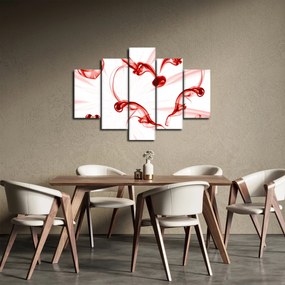 Tablou cu inima din fum (150x105 cm)
