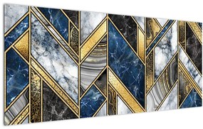 Tablou abstracției artistice (120x50 cm)