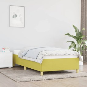 347140 vidaXL Cadru de pat, verde, 90 x 200 cm, material textil