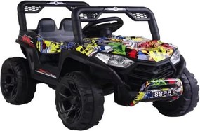 Masinuta Electrica cu acumulator pentru copii NOVOKIDS™ Buggy Mini UTV, Cu faruri luminoase, Telecomanda, 3-7 ani , max 30 kg, 3 Viteze, Lungime 110