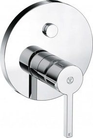 Baterie cada-dus incastrata Kludi Nova Fonte Puristic crom lucios fara corp ingropat