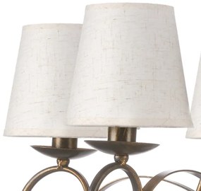 Lustră pe lanț ONLI POMPEI 5xE14/6W/230V bronz