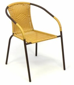 Set de grădină BISTRO 2 scaune+masă-polyrattan bej