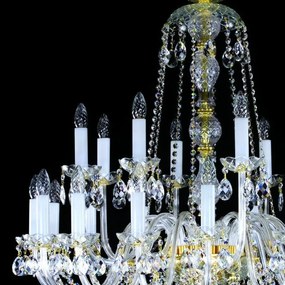 Candelabru 24 brate Cristal Bohemia Exclusive RACHEL XXIV