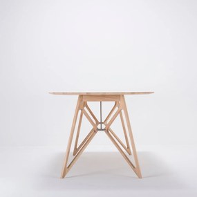 Masă de dining cu blat din lemn de stejar 220x90 cm Tink - Gazzda