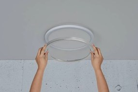 Plafoniera LED design silm IP54 baie Oja 29 alb 3000-4000K 2015026133 NL