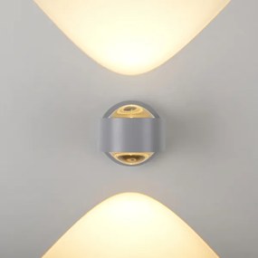 Schöner Wohnen 19331-21 - Aplica de perete LED CHIA 2xLED/2W/230V antracit