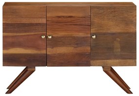 246674 vidaXL Dulap, maro, 110 x 30 x 75 cm, lemn masiv reciclat