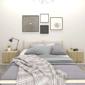 vidaXL Noptieră, stejar sonoma, 100x35x40 cm, lemn prelucrat