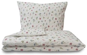 Lenjerie de pat din bumbac crep Kvalitex Pajiște de vară, 240 x 220 cm, 2x 70 x 90 cm, 240 x 220 cm, 2 buc. 70 x 90 cm