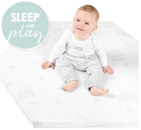 Saltea pentru copii din spumă cu husă detașabilă 99x114 cm Safe Asleep® – Roba