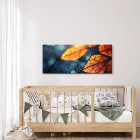 Tablou - Textura frunzelor (120x50 cm)